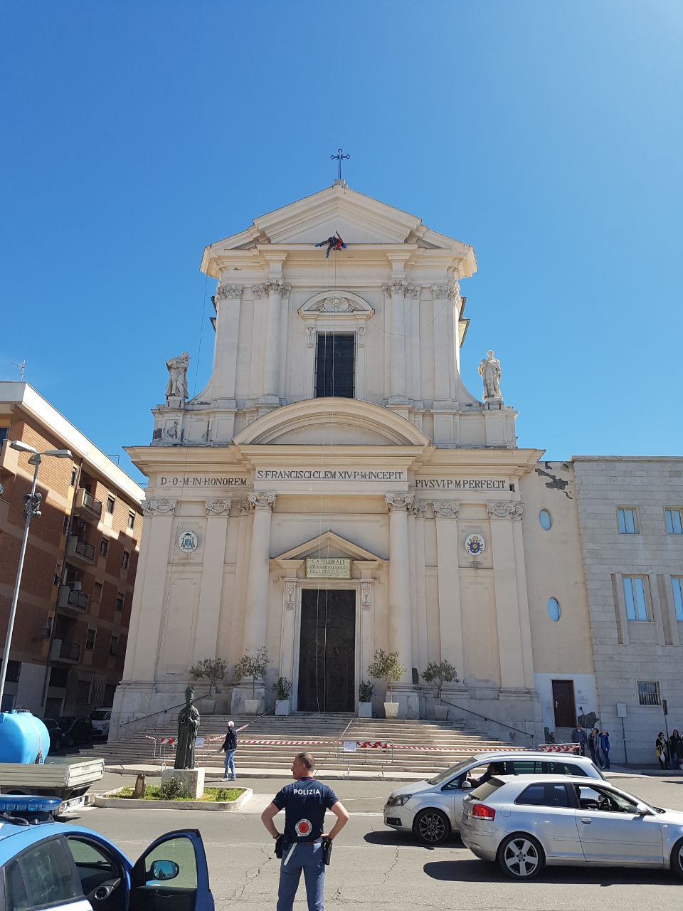 CATTEDRALE DI CIVITAVECCHIA RIPRISTINO DELLA FACCIATA PRINCIPALE